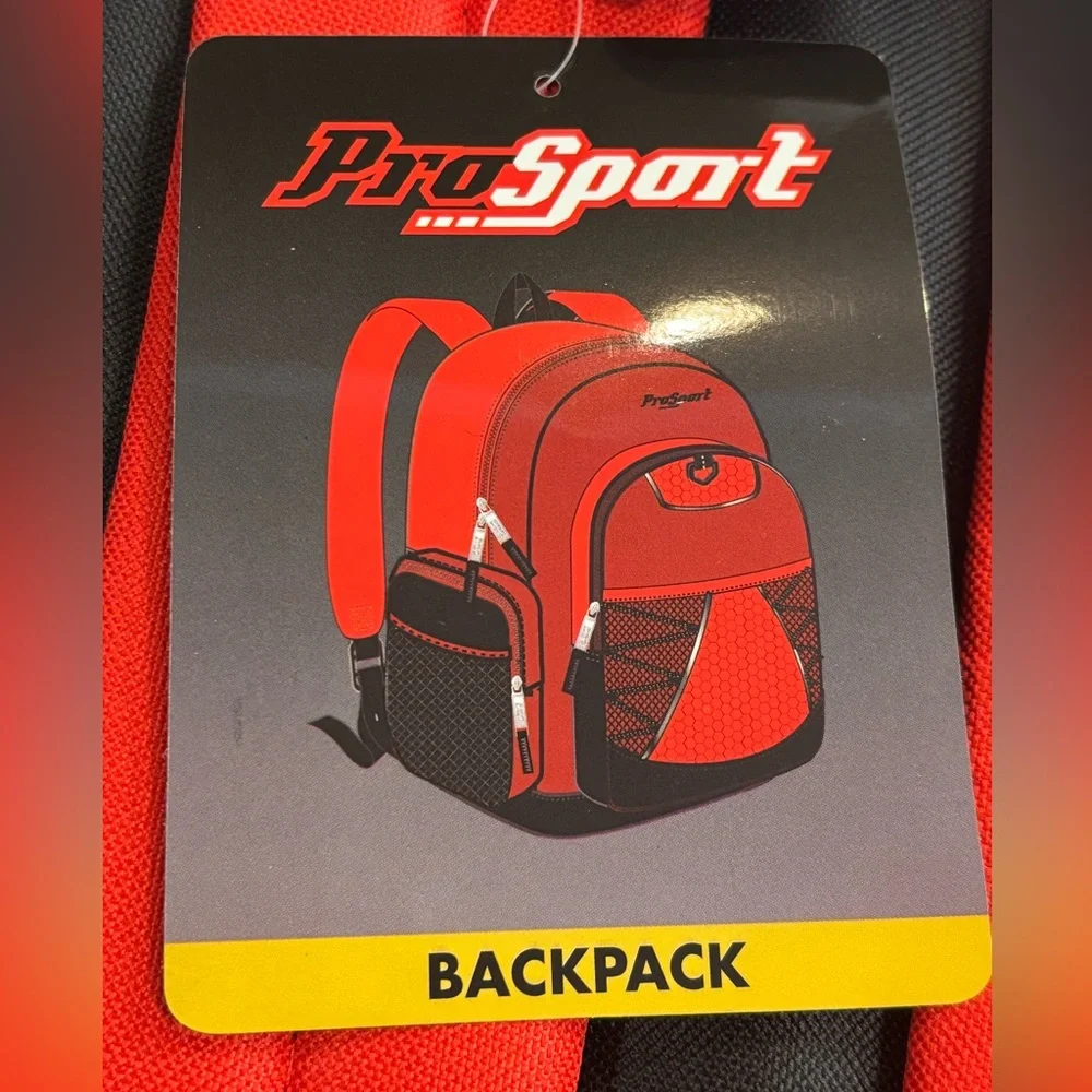 Red and Black ProSport Backpack NWT